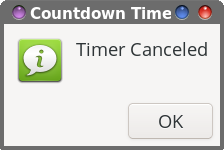 Timer cancelled