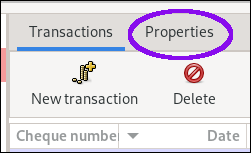 Grisbi Transaction Properties