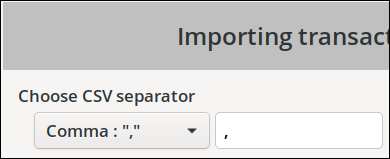 Grisbi Import Separator