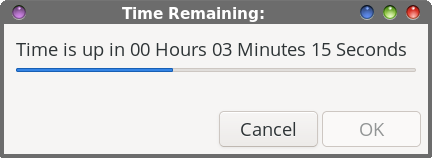 Timer progress