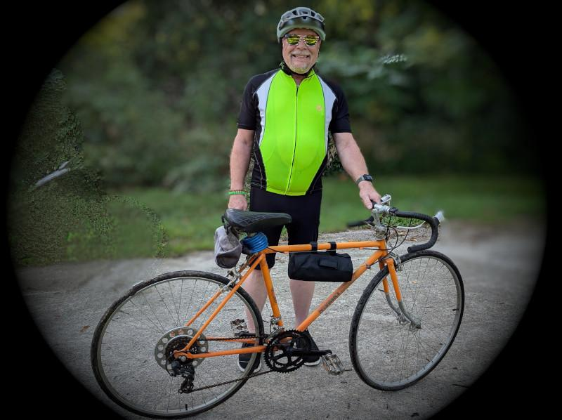 Paul with his bike