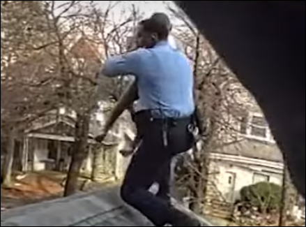 Police Officer Saves Child Despite His Fear Of Heights