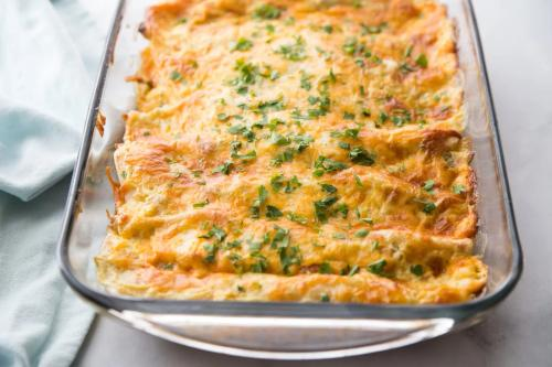 Chicken Cream Cheese Enchiladas