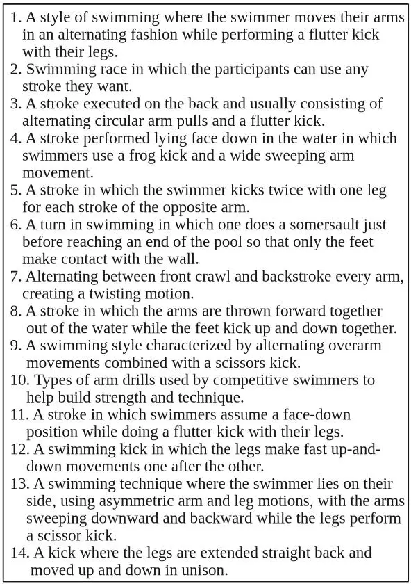 Crossword List